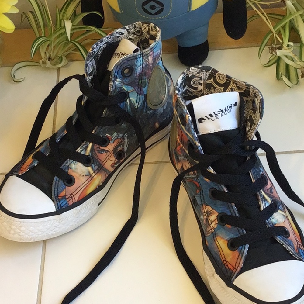 ‘Converse’ Justice League Hi-Top Lace-Up Sneakers